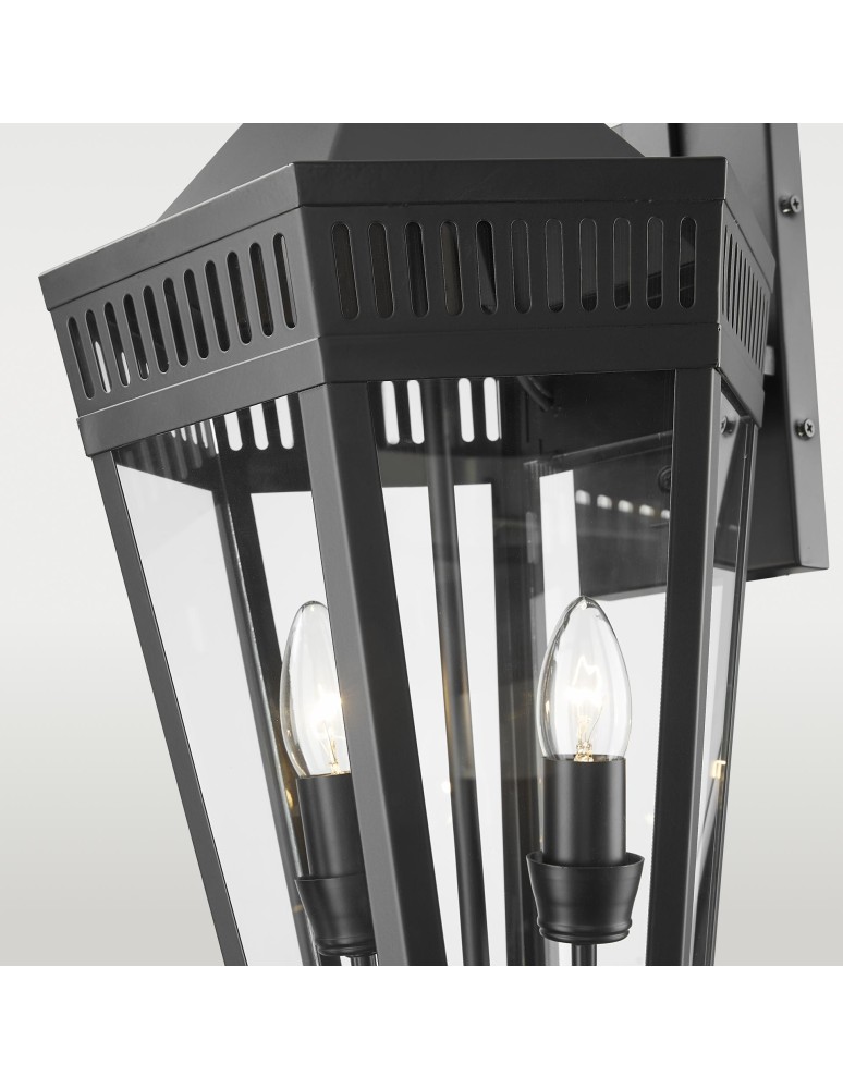 Outdoor wall lamps - CosmoLight FUNCHAL wall lamp W02101BK Black. - product kolory-swiatla.pl 2