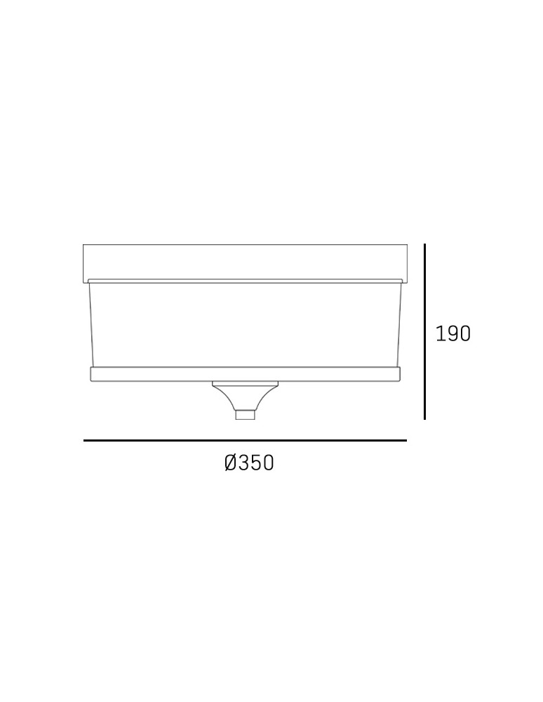 Hampton ceiling lamps - CosmoLight FLEETWOOD Plafond C03293BR Brass - product kolory-swiatla.pl 2