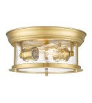 Hampton ceiling lamps - CosmoLight Plafond WARWICK C02309BR Brass - product 1