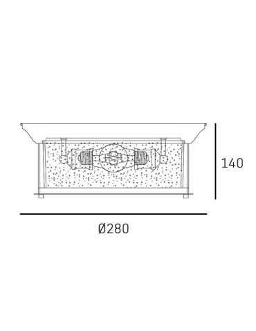 CosmoLight Plafond WARWICK C02316CH Silver. - product 2