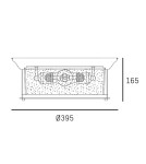 Hampton ceiling lamps - CosmoLight Plafond WARWICK C03330CH Silver. - product 2