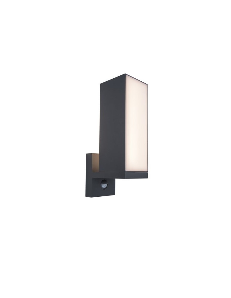 Outdoor lights with motion sensor - Lutec Outdoor Wall Mounted CUBA - MOVEMENT SENSOR 5193811118 - product kolory-swiatla.pl 1