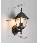 Outdoor wall lamps - Trio Outdoor Wall Mounted LIVENZA 205760132 - product 8