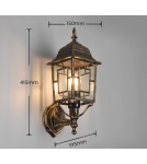 Outdoor wall lamps - Trio Outdoor Wall-mounted VOLTURNO 205960128 - product 8