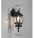 Outdoor wall lamps - Trio Outdoor Wall Mounted ELVO 206960132 - product 8