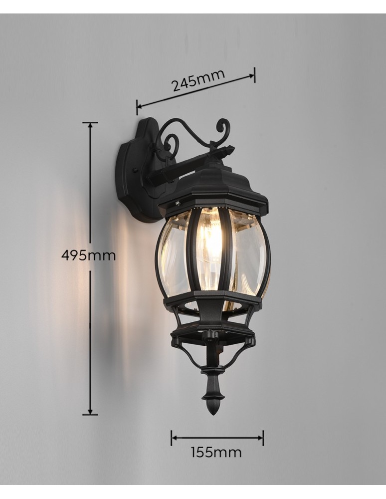 Outdoor wall lamps - Trio Outdoor Wall Mounted ELVO 206960132 - product kolory-swiatla.pl 8