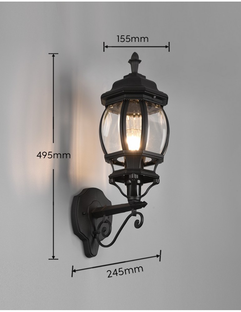 Outdoor wall lamps - Trio Outdoor Wall Mounted ELVO 206967132 - product kolory-swiatla.pl 8