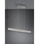 Pendant lamps over the island - Trio LED Pendant HELIOS 343310105 - product 8