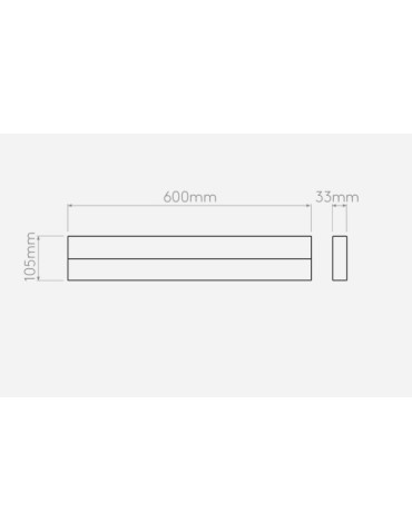 Astro Axios 600 LED Wall Mount 12.8W LED Polished Chrome IP44 1307007 - product 2