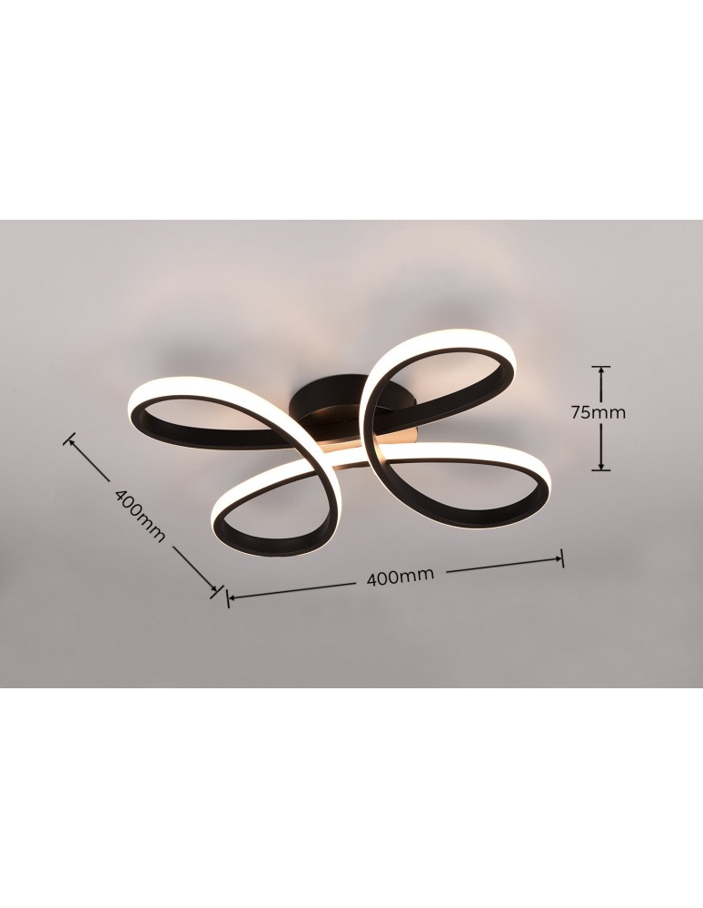 LED ceiling lamps - Trio Ceiling FLY 645610132 - product kolory-swiatla.pl 5