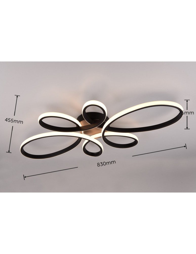 LED ceiling lamps - Trio Ceiling FLY 645619132 - product kolory-swiatla.pl 5