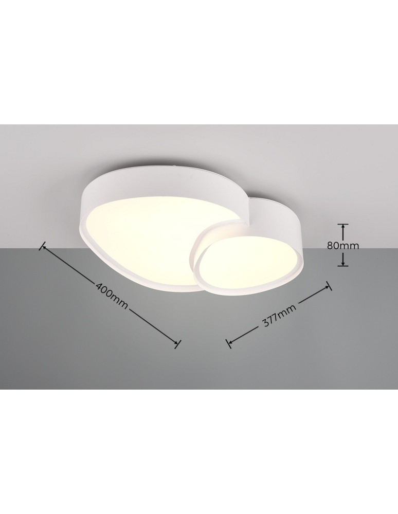 LED ceiling lamps - Trio Ceiling RISE 647510231 - product kolory-swiatla.pl 5