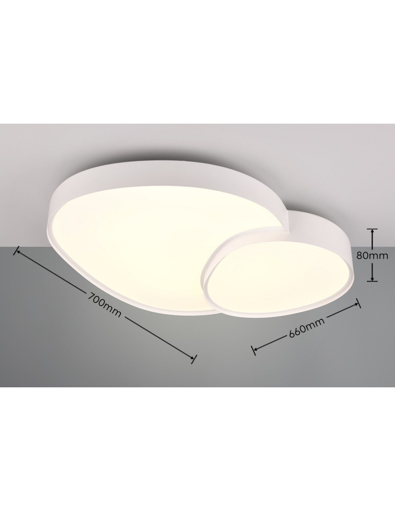 LED ceiling lamps - Trio Ceiling RISE 647519231 - product kolory-swiatla.pl 5