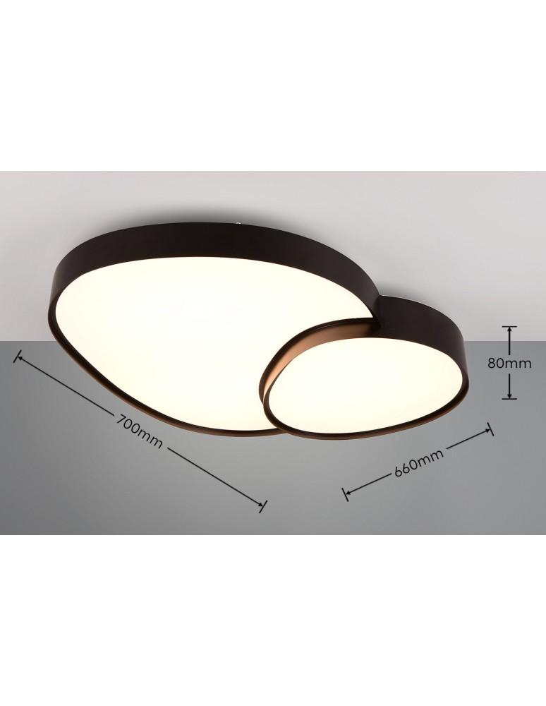 LED ceiling lamps - Trio Ceiling RISE 647519232 - product kolory-swiatla.pl 5