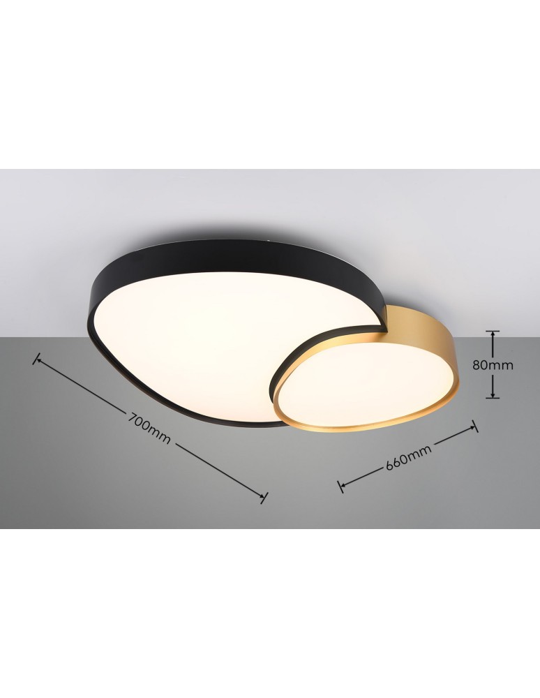 LED ceiling lamps - Trio Ceiling RISE 647519280 - product kolory-swiatla.pl 5