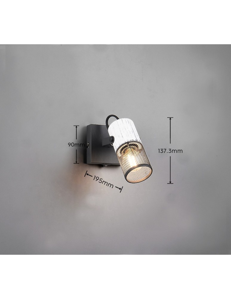 Wall lights - Trio TOSH Wall Spotlight/Cinet 804370134 - product kolory-swiatla.pl 5