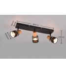 Spotlight ceiling lamps - Trio NANDINI Ceiling Spotlight 811700332 - product 5