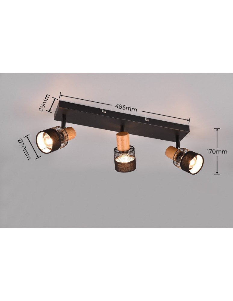 Spotlight ceiling lamps - Trio NANDINI Ceiling Spotlight 811700332 - product kolory-swiatla.pl 5