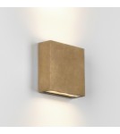 Outdoor wall lamps - Astro Elis Coastal Twin LED Wall Mount 8.2W LED Antique Brass IP54 1331006 - product 1