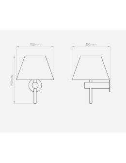 Astro Roma Ścienna 1x40W Max G9 Biały Mat IP44 1050008 - produkt 2