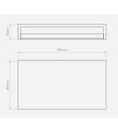 Wall lamps - Astro Rio 325 LED Phase Dimmable Wall Mount 16.4W LED Gypsum 1325009 - product 2