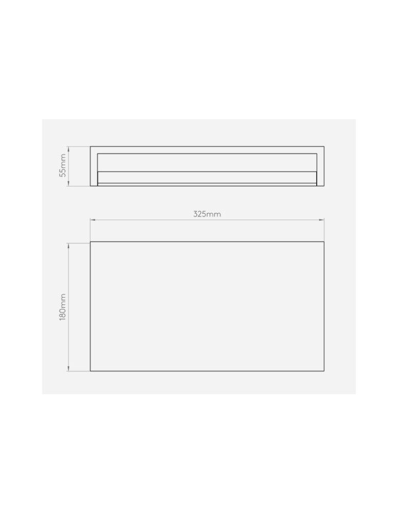 Wall lamps - Astro Rio 325 LED Phase Dimmable Wall Mount 16.4W LED Gypsum 1325009 - product kolory-swiatla.pl 2