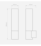 Bathroom wall lamps - Astro Bari Wall Mounted 1x40W Max G9 Matte Gold IP44 1047008 - product 2