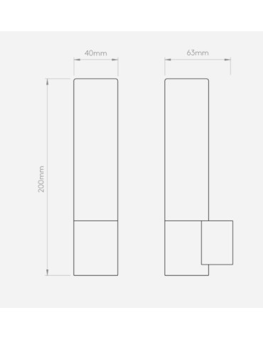 Astro Bari Wall Mounted 1x40W Max G9 Matte Gold IP44 1047008 - product 2