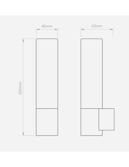 Astro Bari Wall Mounted 1x40W Max G9 Matte Gold IP44 1047008 - product 2