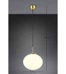 Modern pendant lamps - Trio Pendant FOMENTO 363100108 - product 7