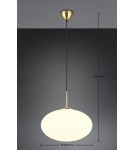 Modern pendant lamps - Trio Pendant FOMENTO 363190108 - product 7