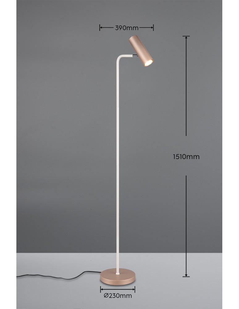 Floor lamps - Trio Floor MARLEY 412400165 - product kolory-swiatla.pl 7