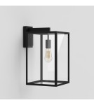 Outdoor wall lamps - Astro Box Lantern 450 Wall Mounted 1x60W Max E27 Black Structure IP23 1354007 - product 1