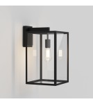 Outdoor wall lamps - Astro Box Lantern 450 Wall Mounted 1x60W Max E27 Black Structure IP23 1354007 - product 2