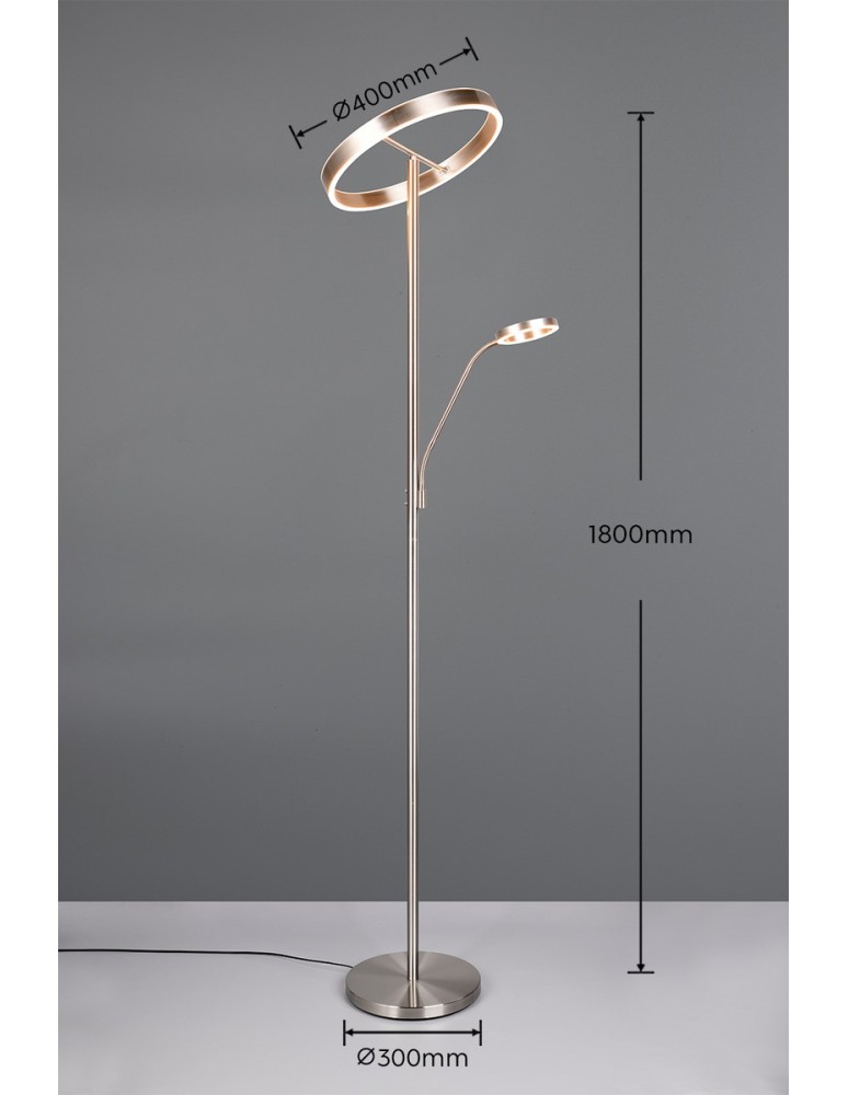 Floor lamps - Trio Floor WILLIS 449510207 - product kolory-swiatla.pl 7