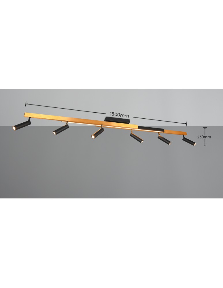 Adjustable ceiling lamps - spots - Trio Ceiling ZENO 648310780 - product kolory-swiatla.pl 7