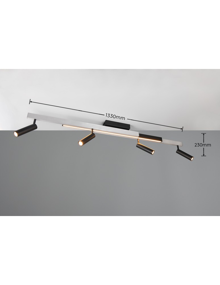 Adjustable ceiling lamps - spots - Trio Ceiling ZENO 648310505 - product kolory-swiatla.pl 7