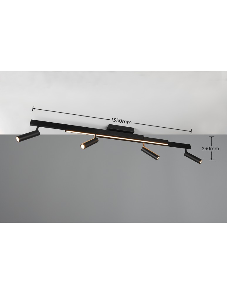 Adjustable ceiling lamps - spots - Trio Ceiling ZENO 648310532 - product kolory-swiatla.pl 7