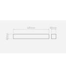 Wall lamps - Astro Parma 625 LED Wall Mount 29.5W LED Gypsum 1187027 - product 2