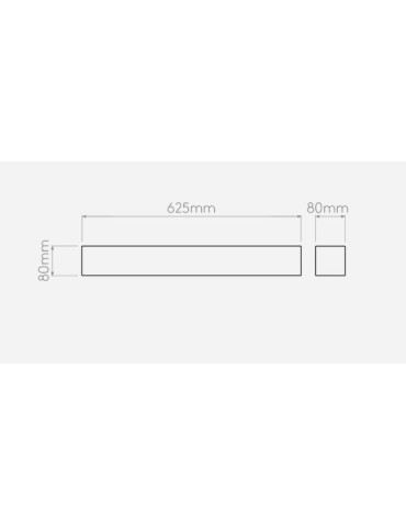 Astro Parma 625 LED Wall Mount 29.5W LED Gypsum 1187027 - product 2