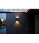 Outdoor wall lamps - Lutec Outdoor Solar Hybrid BELKA HYBRID 6915601335 - product 2