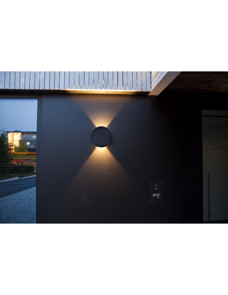 Outdoor wall lamps - Lutec Outdoor Solar Hybrid BELKA HYBRID 6915601335 - product kolory-swiatla.pl 2