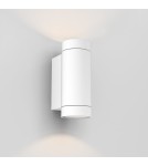 Outdoor wall lamps - Astro Dartmouth Twin GU10 Wall Mount 2x6W Max LED GU10 White Structure IP54 1372012 - product 1