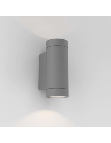 Astro Dartmouth Twin GU10 Wall Mount 2x6W Max LED GU10 Light Grey Structure IP54 1372013