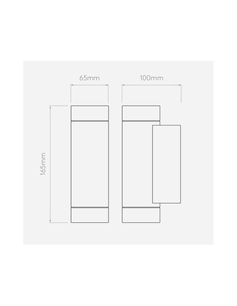 Outdoor wall lamps - Astro Dartmouth Twin GU10 Wall-mounted 2x6W Max LED GU10 Black Structure IP54 1372014 - product kolory-swiatla.pl 2