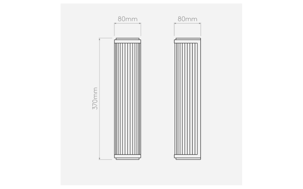 Astro Versailles 370 Ścienna 15.1W LED Brąz IP44 1380014