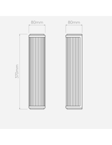 Astro Versailles 370 Wall-mounted 15.1W LED Polished Chrome IP44 1380013 - product 2