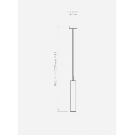 Astro Kyoto LED Pendant Wisząca 7.8W LED Matowy Nikiel IP44 1060008