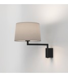 Cantilever wall lamps - Astro Telegraph Swing Wall Mount 1x12W Max LED E27 Black Mat 1404001 - product 1