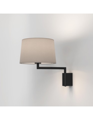 Astro Telegraph Swing Wall Mount 1x12W Max LED E27 Black Mat 1404001
